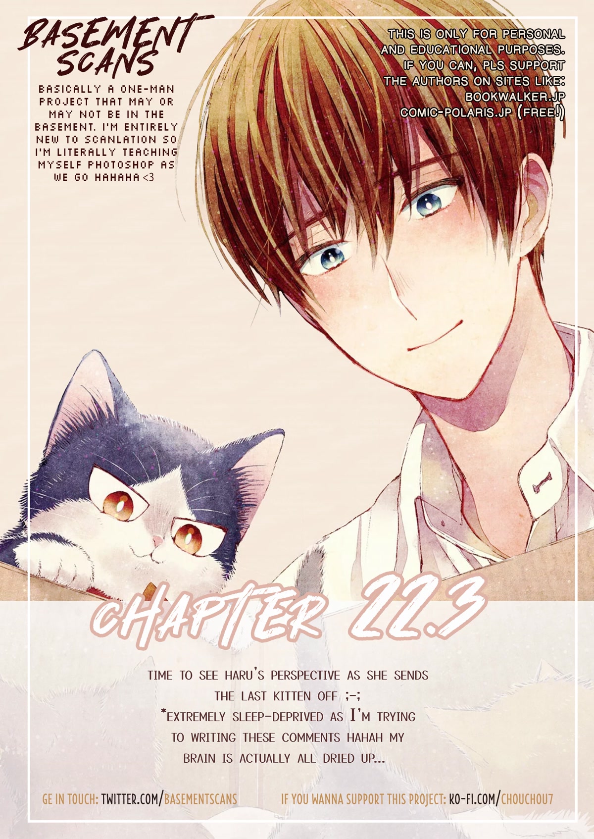 Doukyonin Wa Hiza, Tokidoki, Atama No Ue. - Chapter 22.3: Power Of Love [Haru ①]