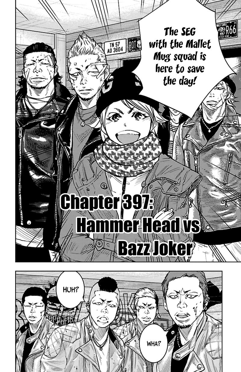 Clover (Tetsuhiro Hirakawa) - Chapter 397 : Hammer Head Vs Bazz Joker