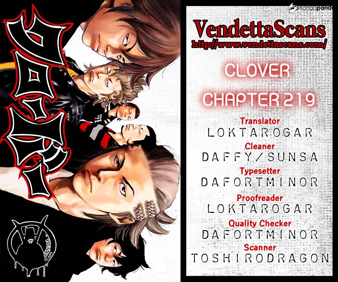 Clover (Tetsuhiro Hirakawa) - Chapter 219 : Hammer Head