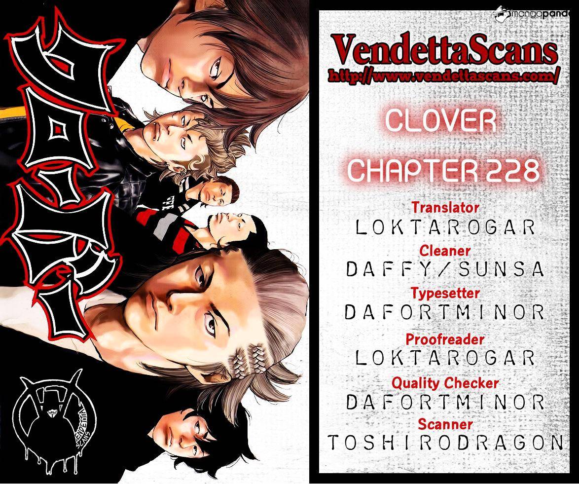 Clover (Tetsuhiro Hirakawa) - Chapter 228 : Four Opponents