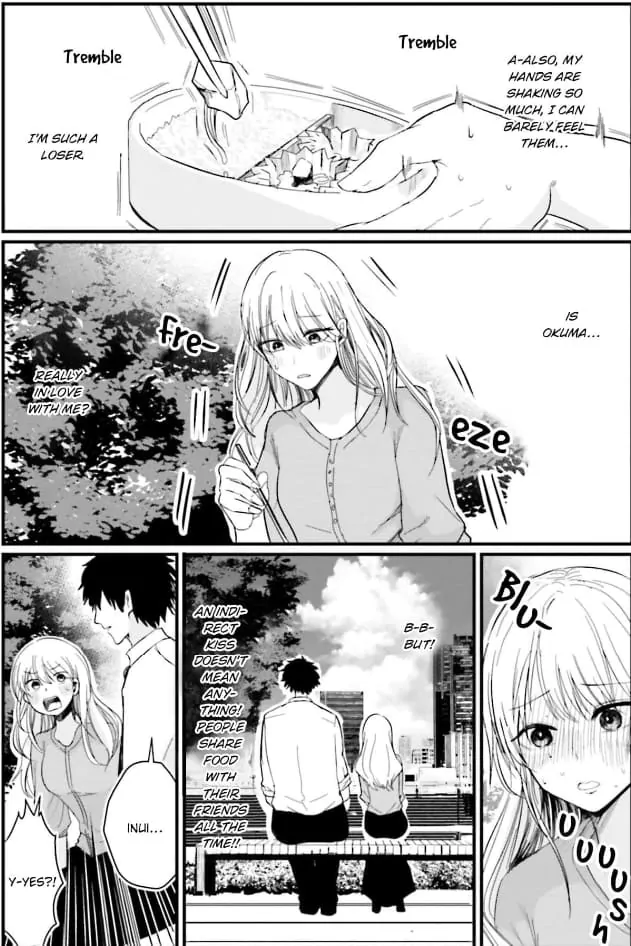 Kowamote Kouhai Ga Ichinichi Ikkai Suki Tte Itte Kuru - Chapter 17