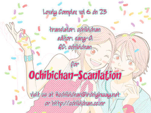 Lovely Complex - Vol.6 Chapter 23 : Maity Sensei S Fansclub President: Risa