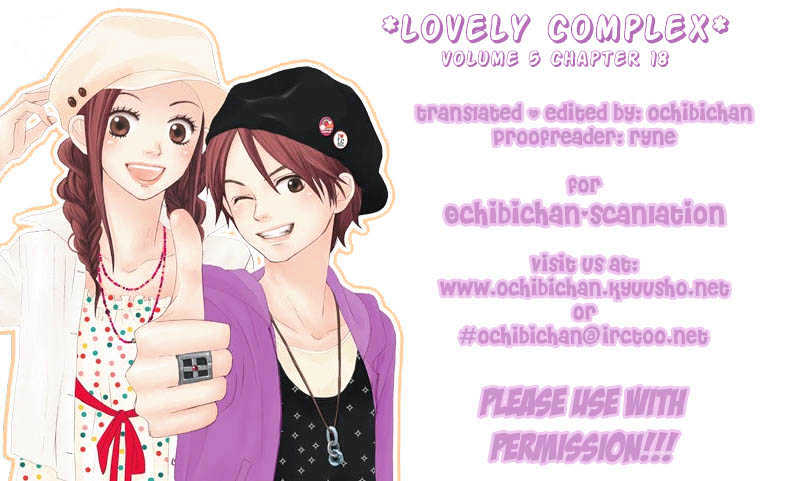 Lovely Complex - Vol.5 Chapter 18