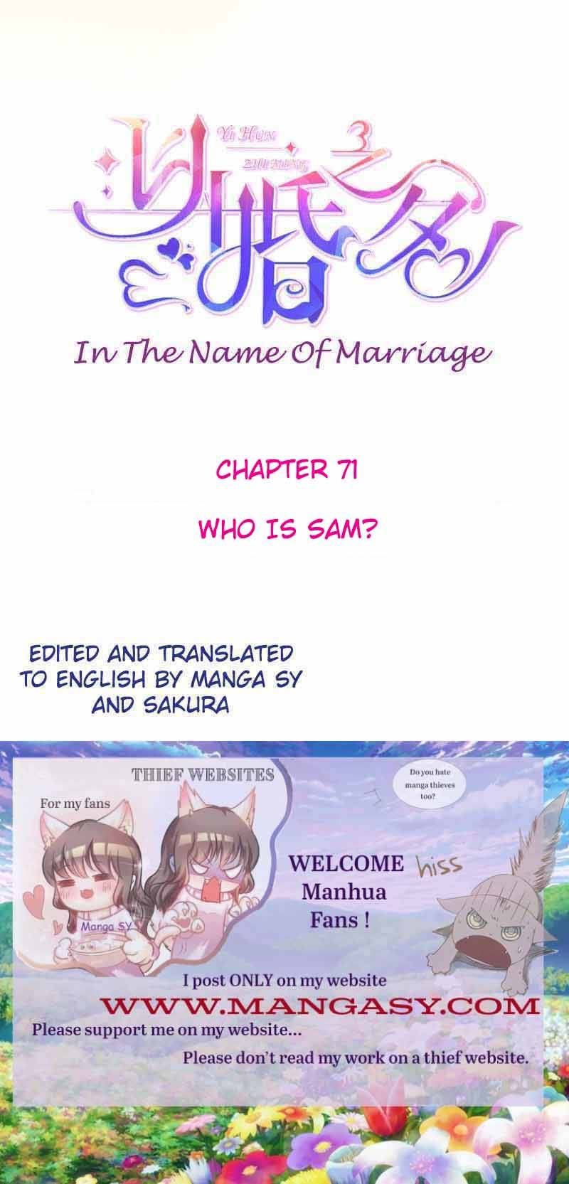 In The Name Of Marriage - Chapter 71