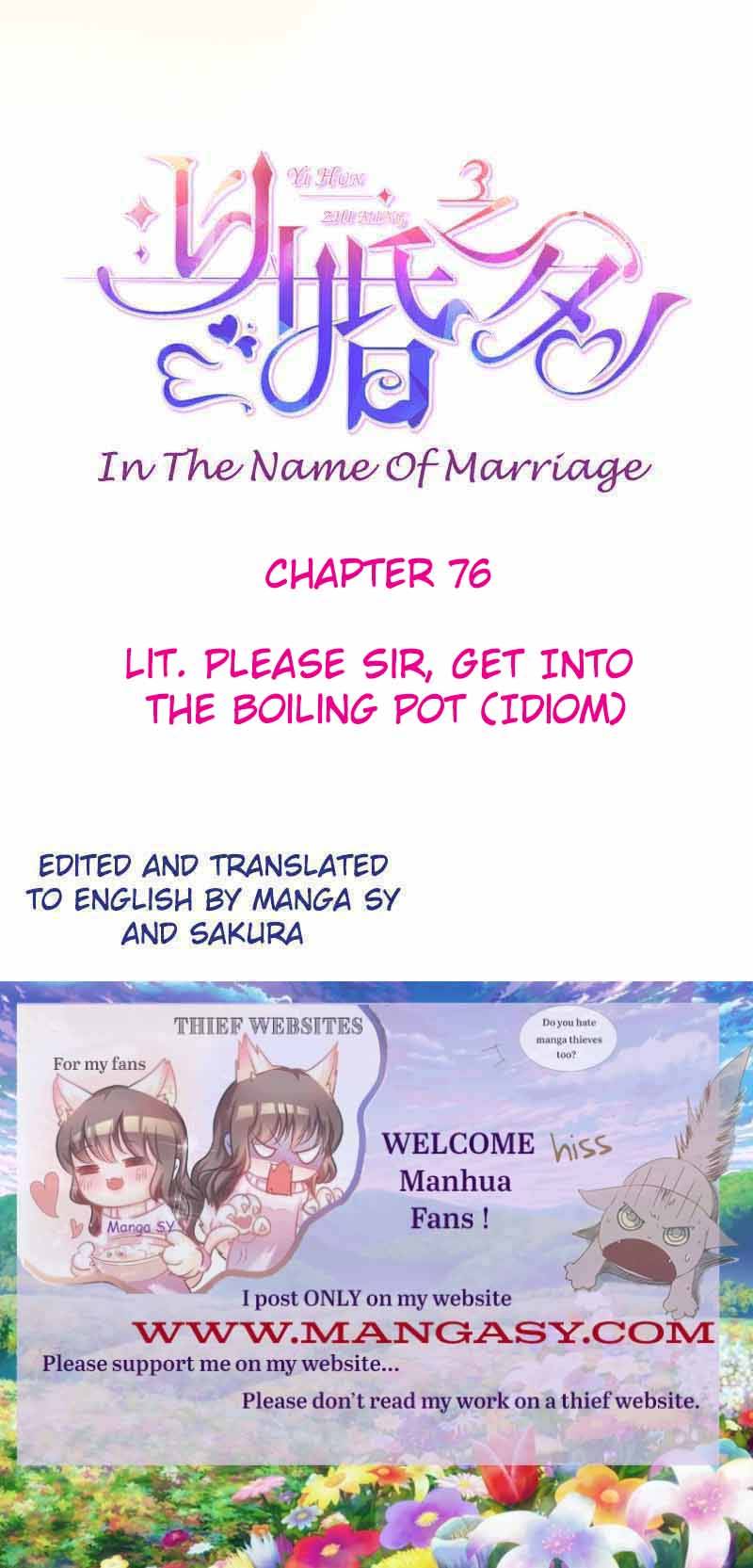 In The Name Of Marriage - Chapter 76