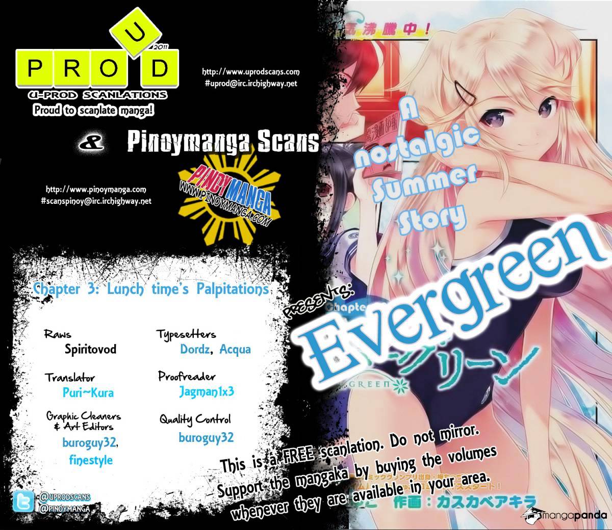 Evergreen (Kasukabe Akira) - Chapter 3 : Lunch Time S Palpitations