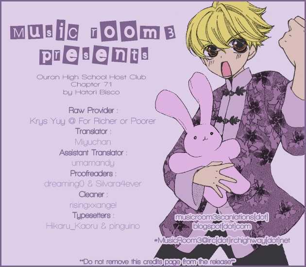 Ouran High School Host Club - Vol.15 Chapter 71