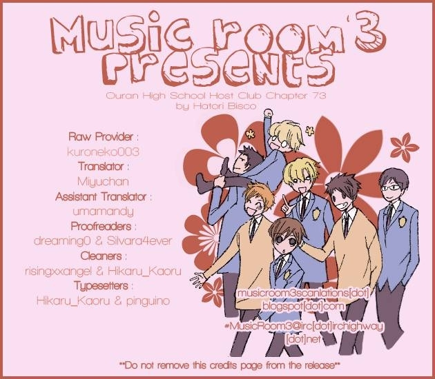 Ouran High School Host Club - Vol.16 Chapter 73