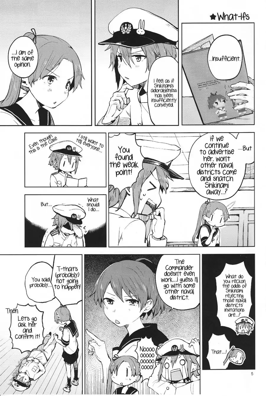 Kancolle Dj: Shikinami O Hisho Ni Shitaku Naru Hon - Chapter 2: More! A Doujin Where Shikinami Became The Secretary Ship