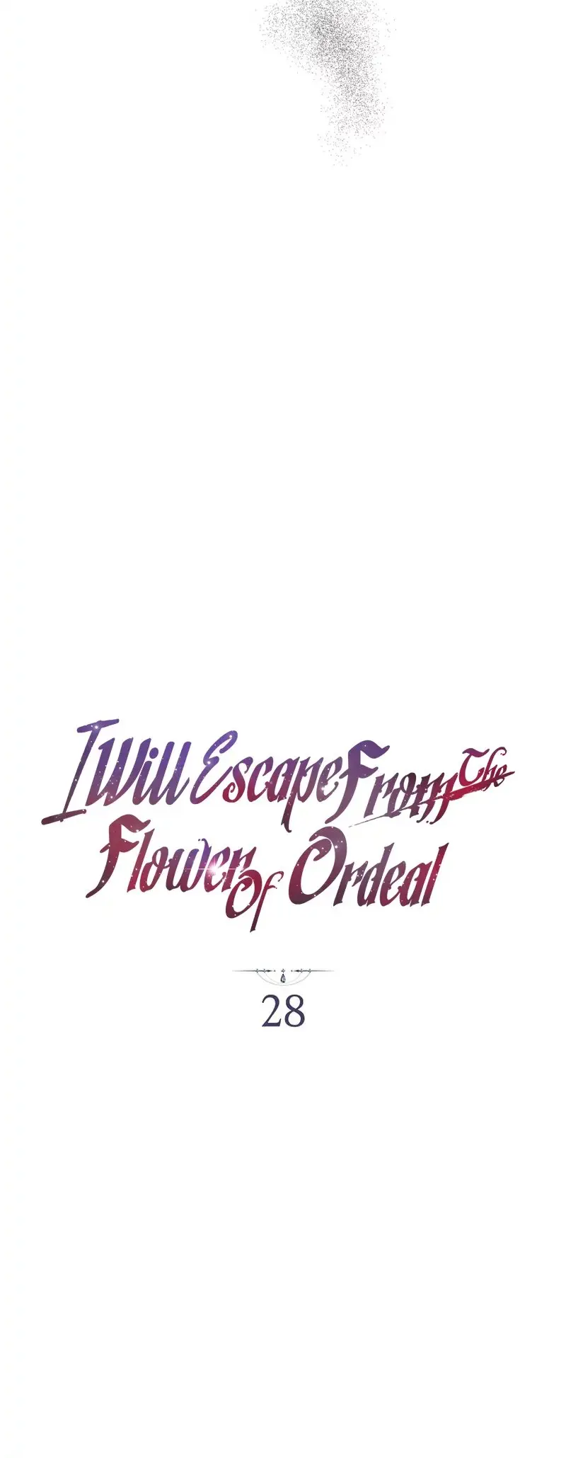 I Will Escape From The Flower Of Ordeals - Chapter 28