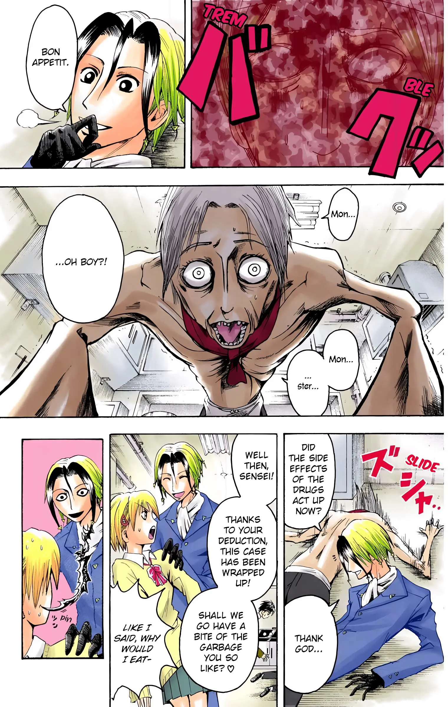 Majin Tantei Nougami Neuro (Official Colored) - Vol.1 Chapter 6: Meal