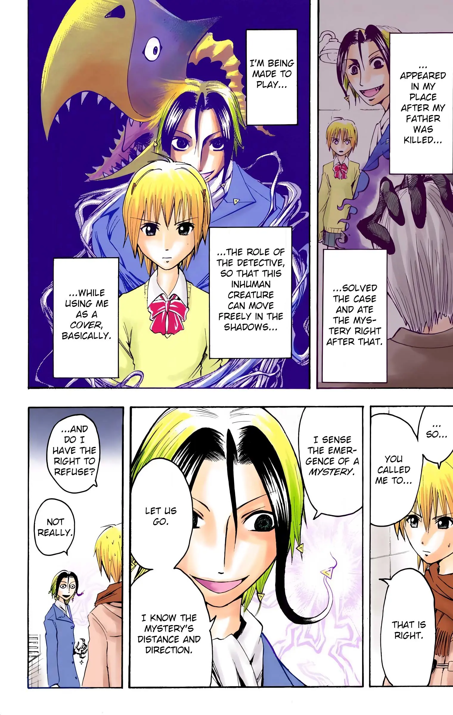 Majin Tantei Nougami Neuro (Official Colored) - Vol.1 Chapter 4: Meal