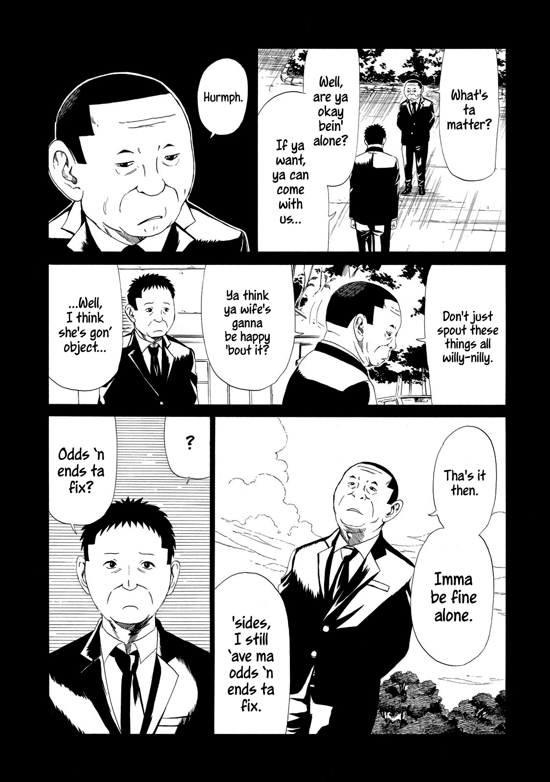 Shiyakusho - Chapter 8: Widower