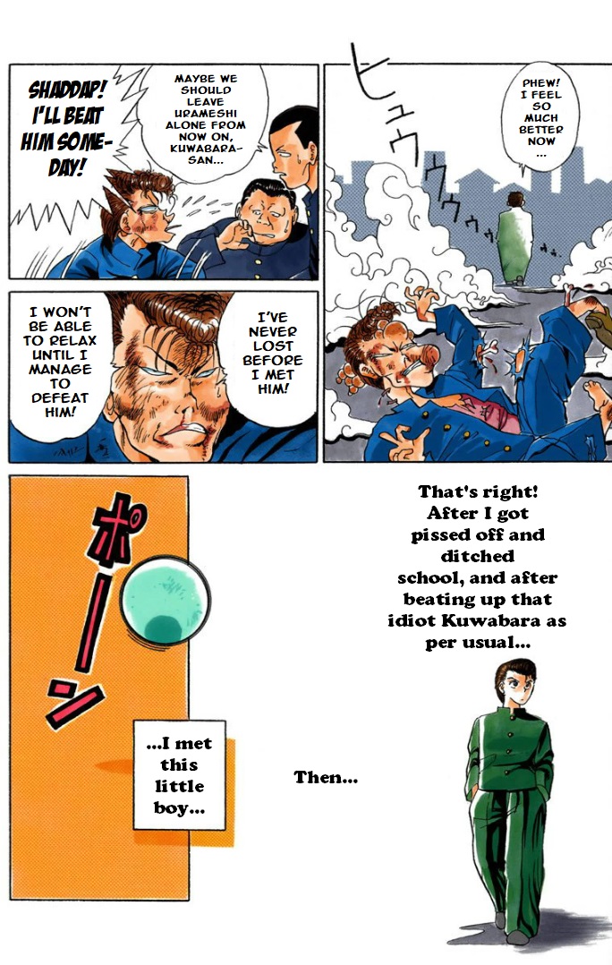 Yu Yu Hakusho - Digital Colored Comics - Vol.1 Chapter 1: Farewell To This World!!