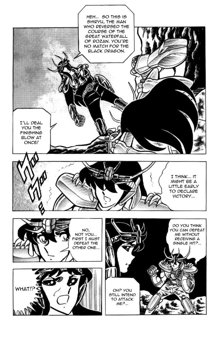 Saint Seiya - Vol.4 Chapter 16 : Fierce Battle! Dragon Vs. Dragon