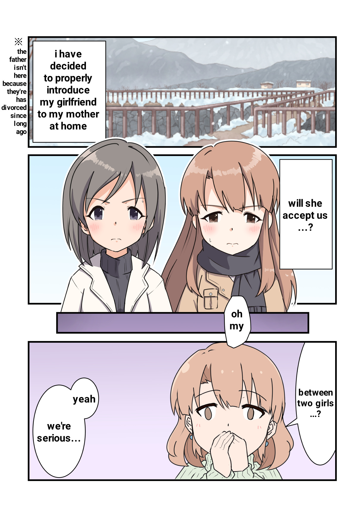 Heiwa Na Yuri Manga Series - Chapter 3: The Story Of Introducing Your Girlfriend To Your Mother But She Also Introducing Her Girlfriend To You As Well