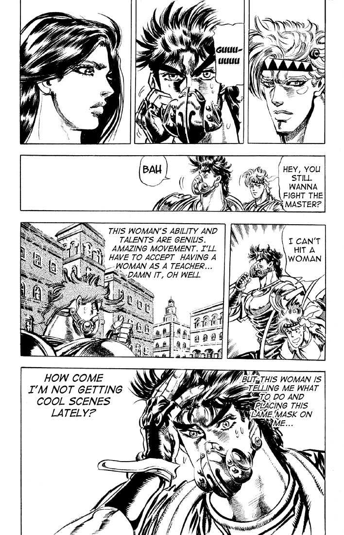 Jojo's Bizarre Adventure - Vol.8 Chapter 72 : The Training Of A Ripple Warrior