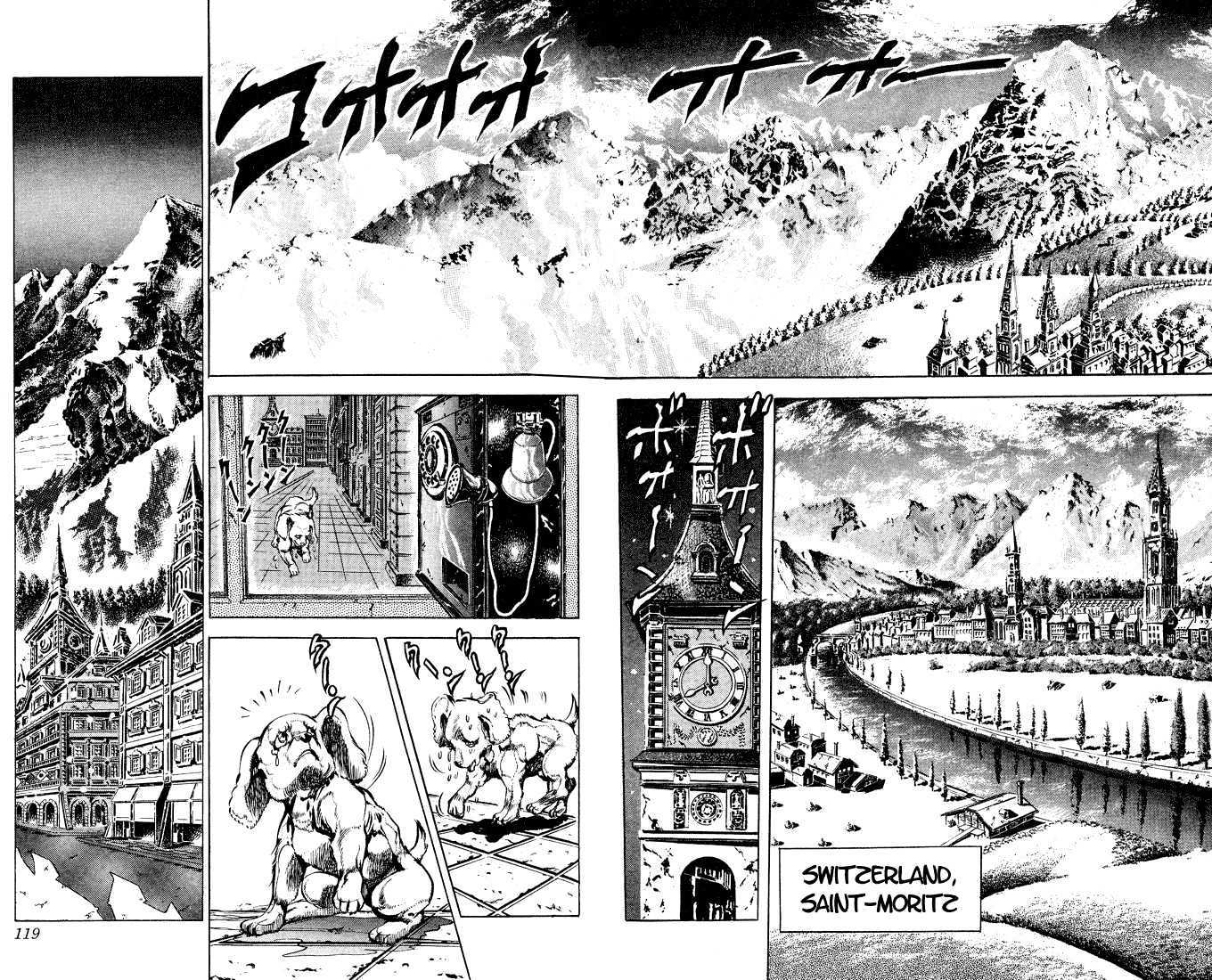 Jojo's Bizarre Adventure - Vol.9 Chapter 83 : Chasing The Red Stone To Switzerland