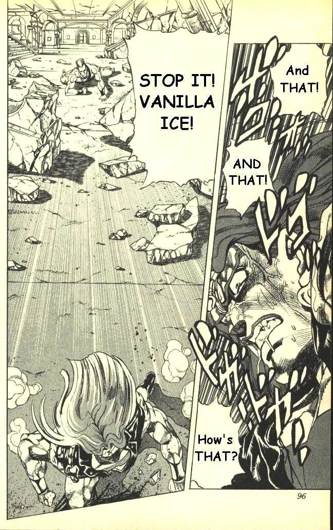 Jojo's Bizarre Adventure - Vol.26 Chapter 242 : The Spirit Of Emptiness, Vanilla Ice Pt.5