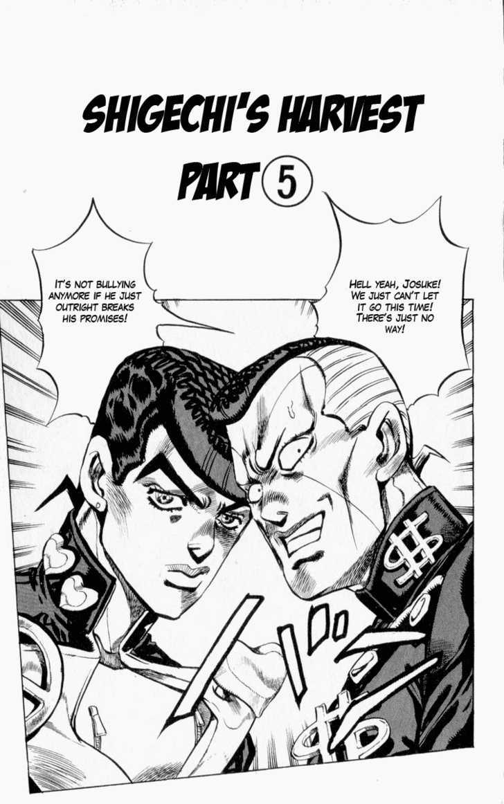 Jojo's Bizarre Adventure - Vol.36 Chapter 339 : Shigechi's Harvest (5)