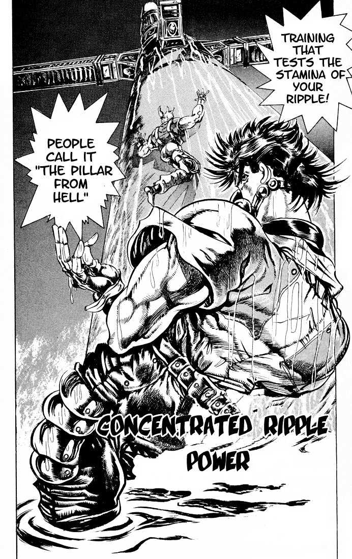 Jojo's Bizarre Adventure - Vol.8 Chapter 73 : Concentrated Ripple Power