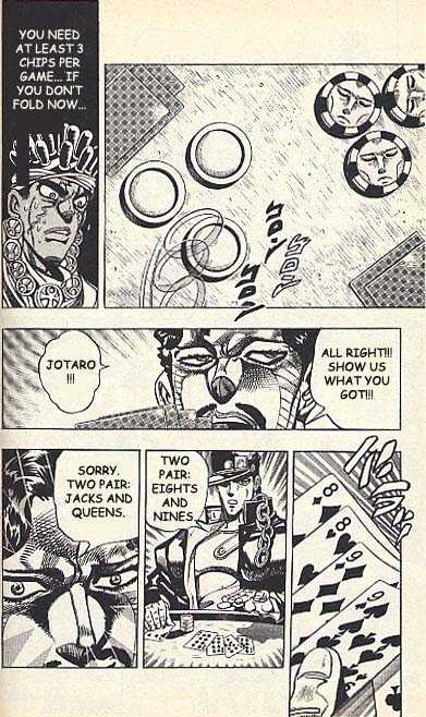 Jojo's Bizarre Adventure - Vol.23 Chapter 215 : D'arby The Gambler Pt.5