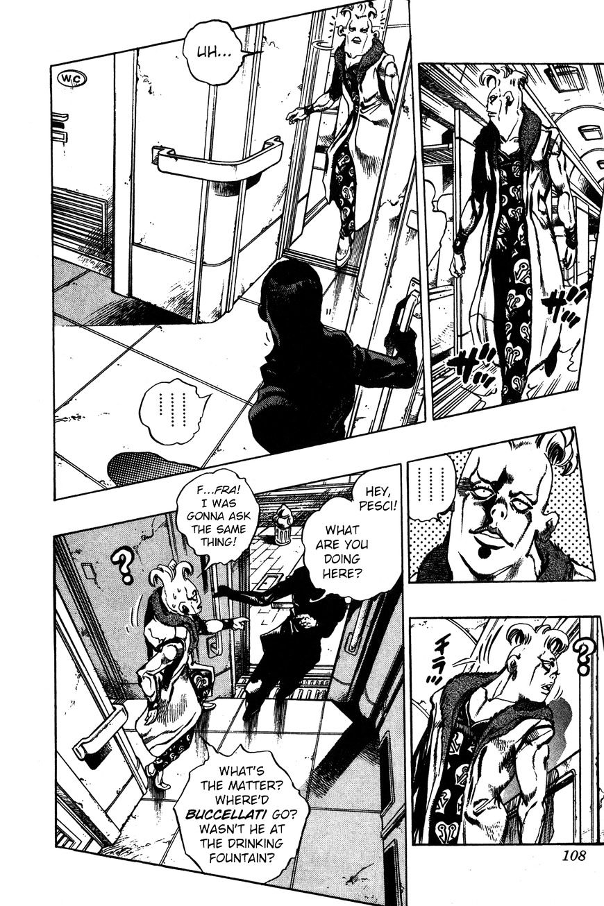 Jojo's Bizarre Adventure - Vol.52 Chapter 487 : The Firenze-Bound Super Express - Part 2