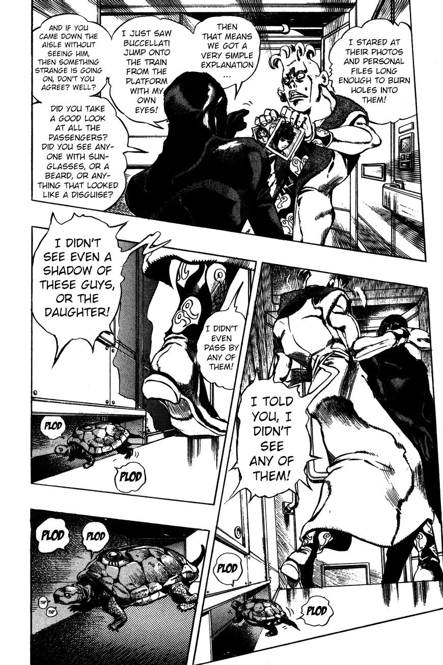 Jojo's Bizarre Adventure - Vol.52 Chapter 487 : The Firenze-Bound Super Express - Part 2