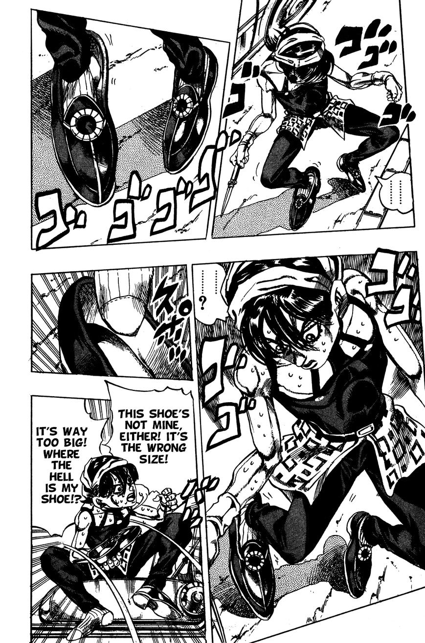 Jojo's Bizarre Adventure - Vol.50 Chapter 471 : Narancia's Aerosmith: Part 2