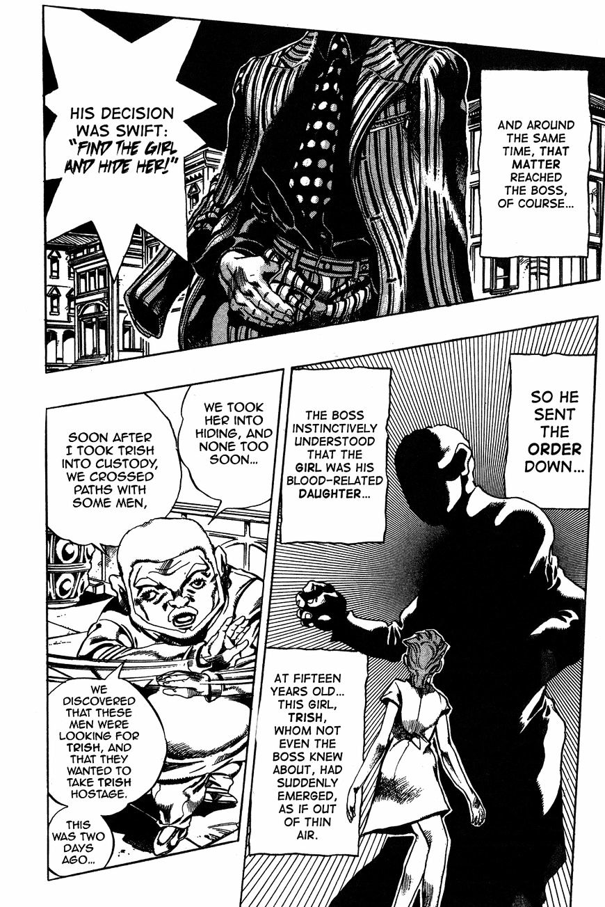 Jojo's Bizarre Adventure - Vol.50 Chapter 469 : Officer Buccellati; First Orders From The Boss