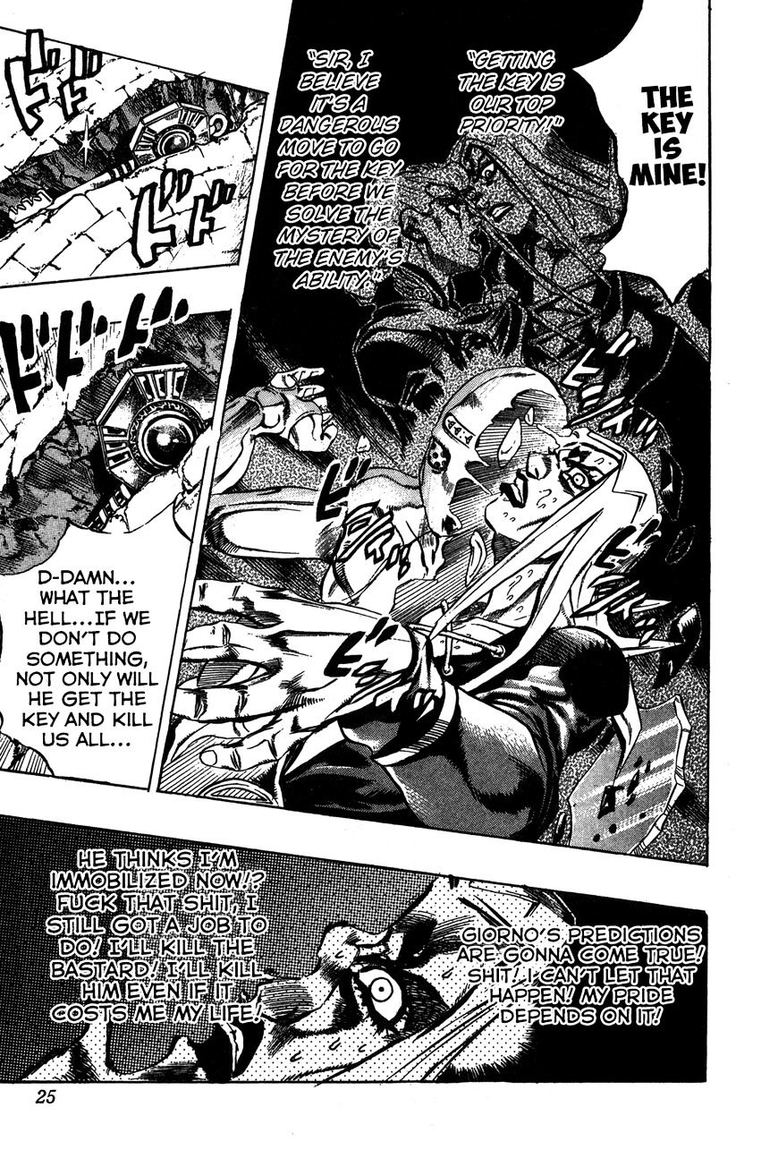 Jojo's Bizarre Adventure - Vol.52 Chapter 482 : Man In The Mirror And Purple Haze - Part 4