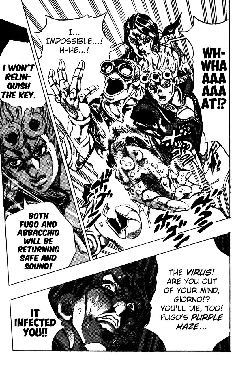 Jojo's Bizarre Adventure - Vol.52 Chapter 483 : Man In The Mirror And Purple Haze - Part 5