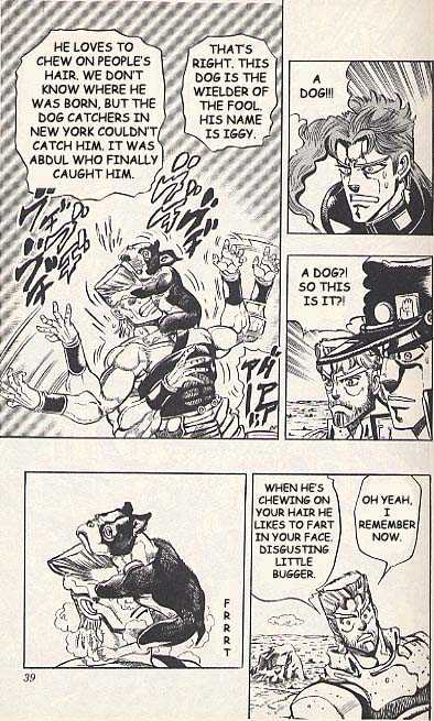 Jojo's Bizarre Adventure - Vol.20 Chapter 183 : "The Fool" Iggy And "Geb" N'doul Pt.1