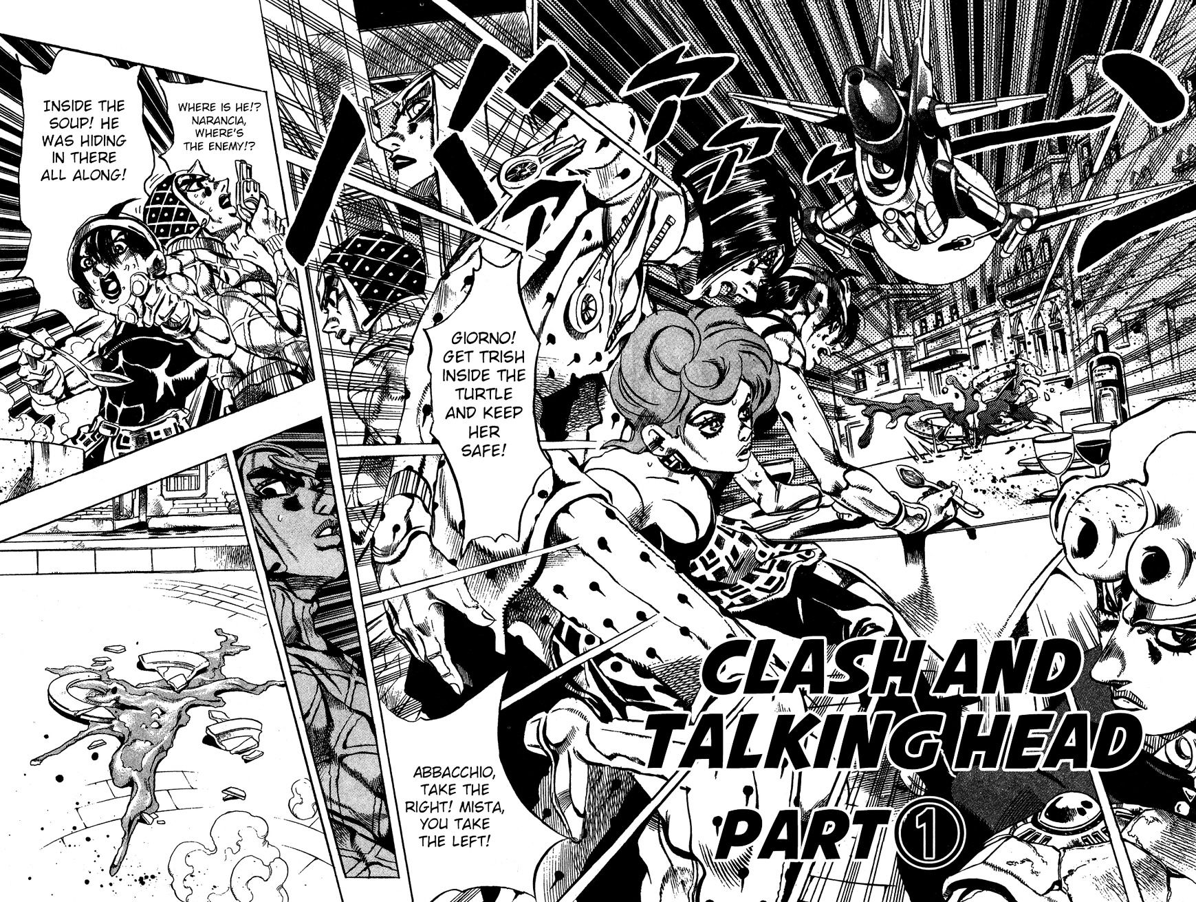 Jojo's Bizarre Adventure - Vol.56 Chapter 525 : Clash And Taking Head - Part 1