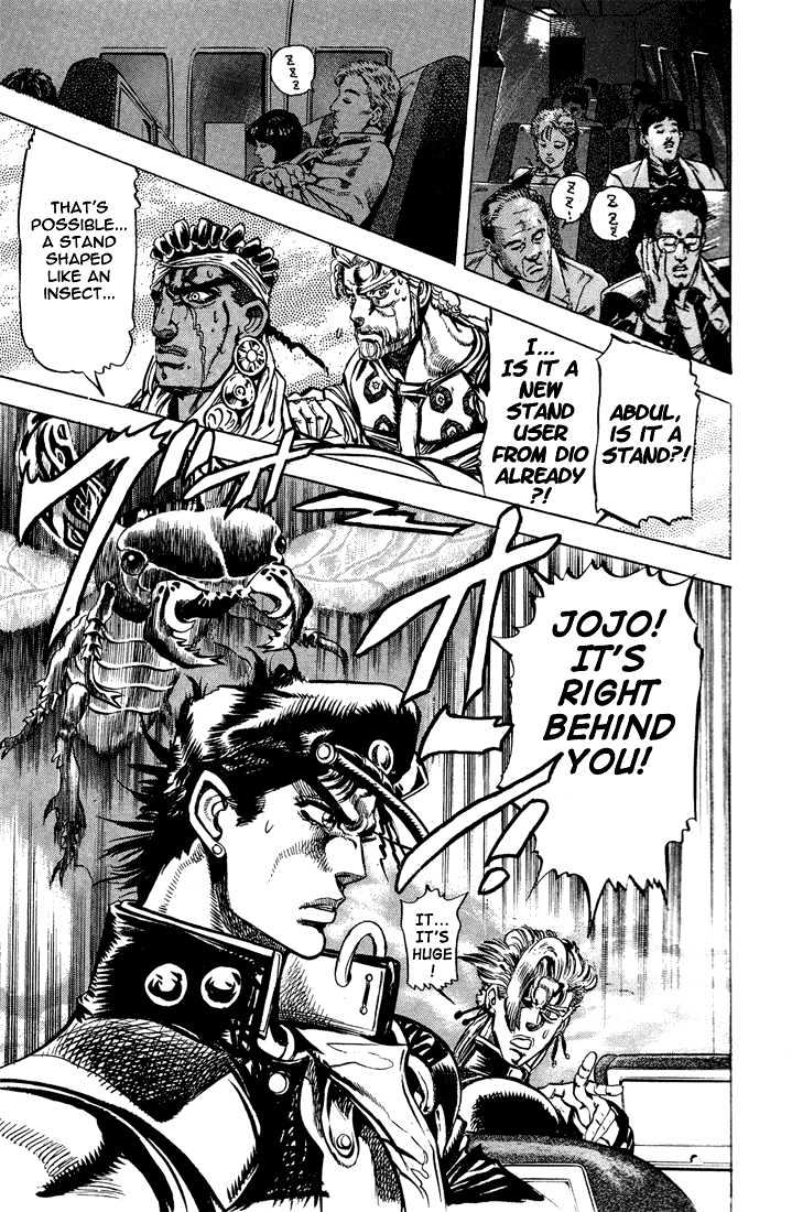 Jojo's Bizarre Adventure - Vol.13 Chapter 122 : The Demon Hiding On The Plane