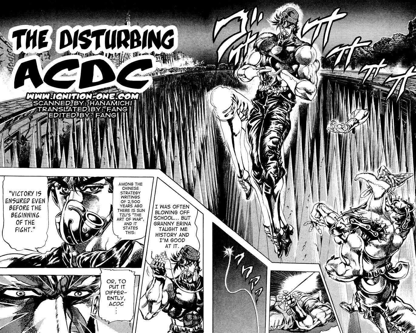 Jojo's Bizarre Adventure - Vol.9 Chapter 78 : The Disturbing Acdc