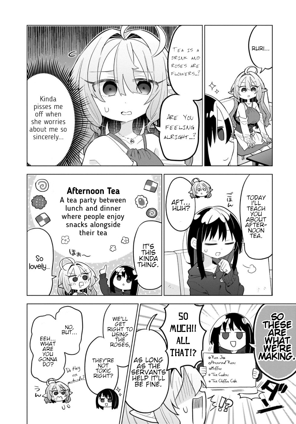 Sweets, Elf, And A High School Girl - Vol.1 Chapter 4: Afternoon Tea With Roses