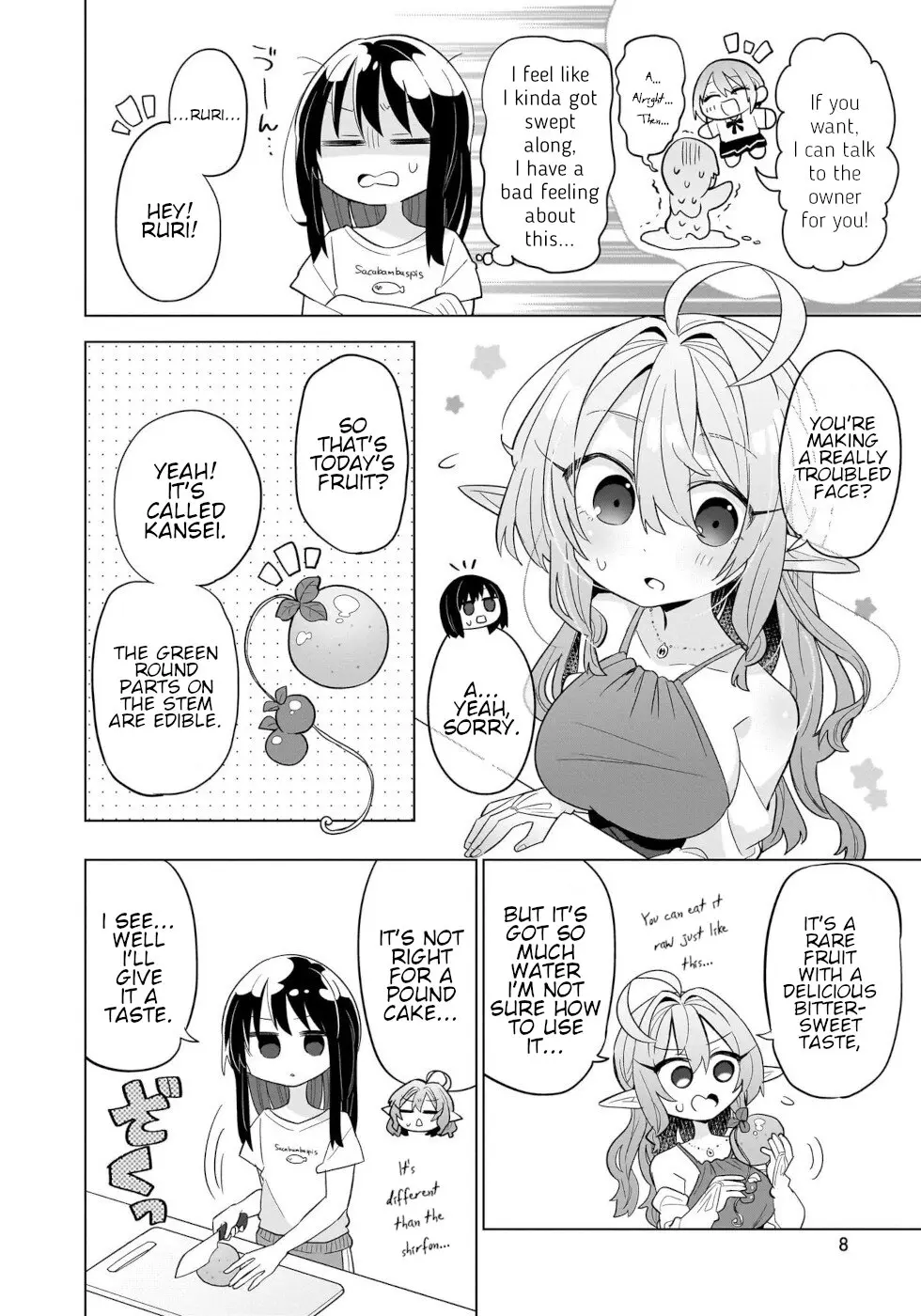 Sweets, Elf, And A High School Girl - Vol.3 Chapter 11: Kansei Fruit Sandwich