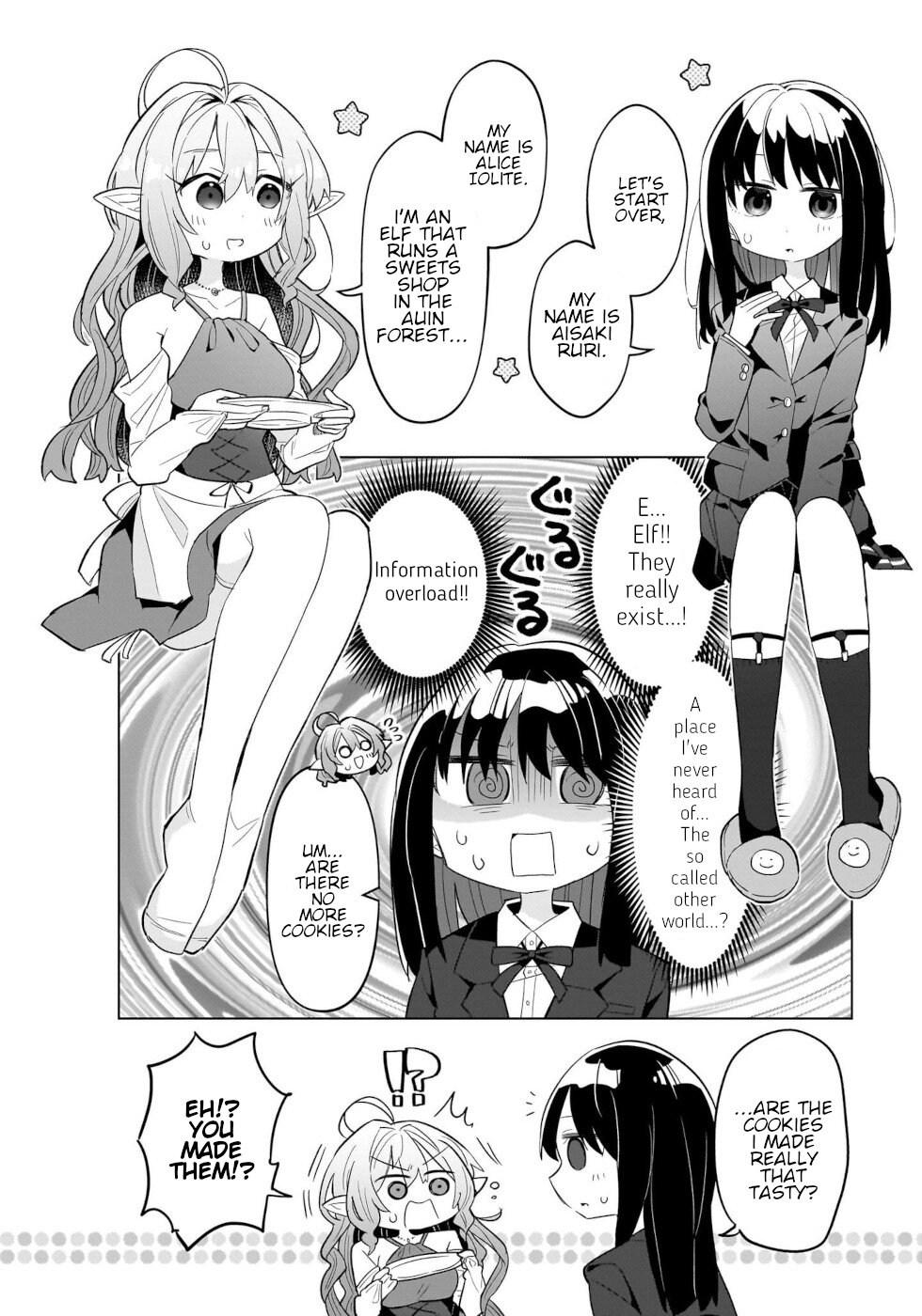 Sweets, Elf, And A High School Girl - Vol.1 Chapter 1: First Anple Pie!