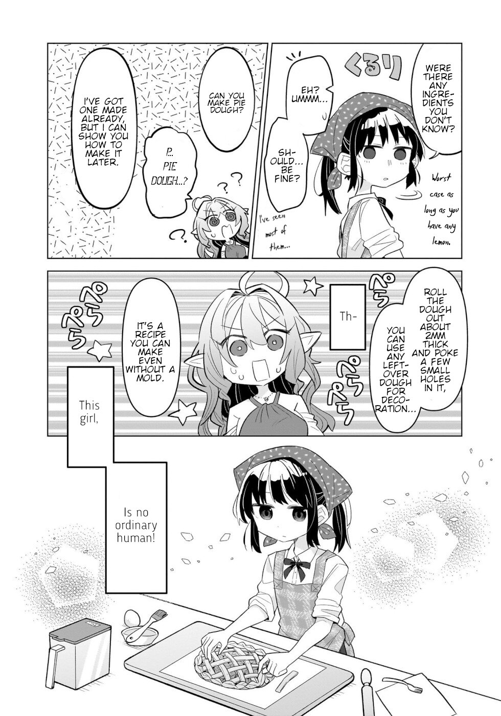 Sweets, Elf, And A High School Girl - Vol.1 Chapter 1: First Anple Pie!