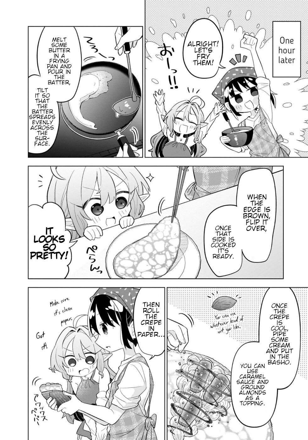 Sweets, Elf, And A High School Girl - Vol.2 Chapter 6: Basho Crepe