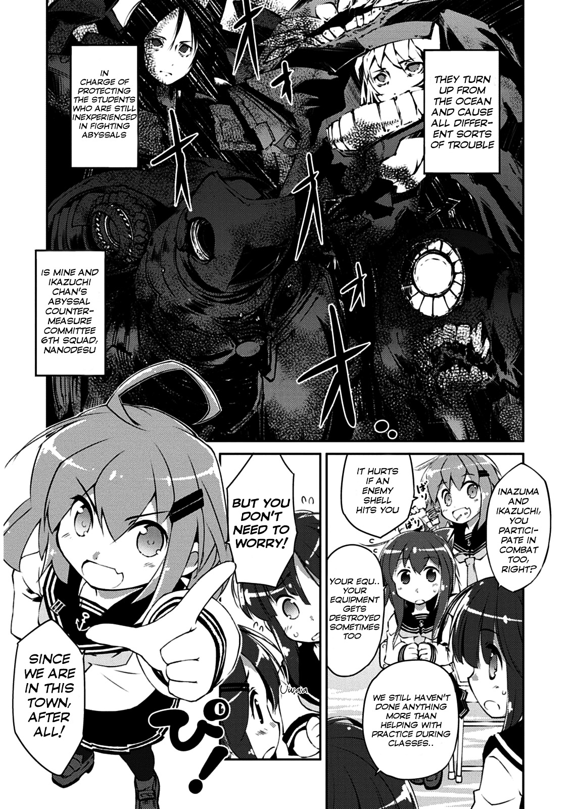 Kantai Collection -Kancolle- Nano Desu! - Vol.1 Chapter 1 : Countermeasure Committee, Setting Sail…...Nanodesu!