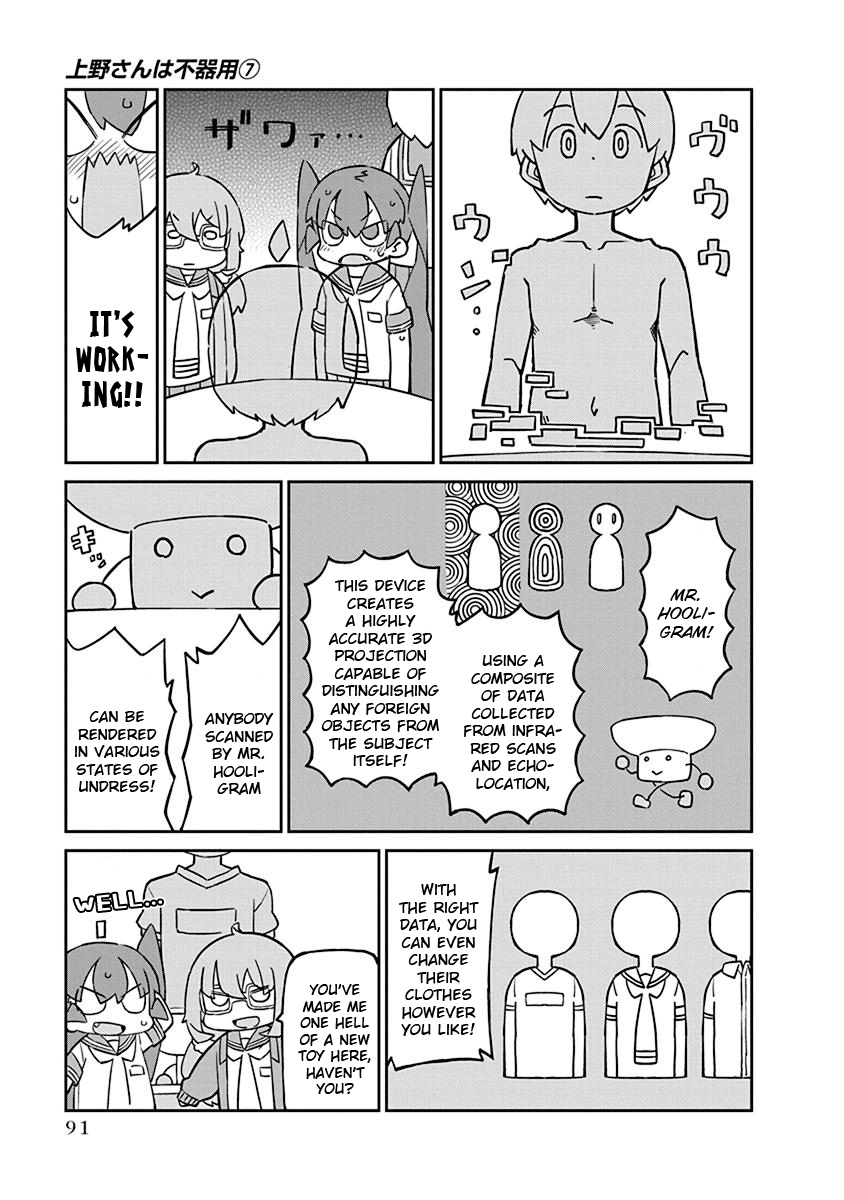 Ueno-San Wa Bukiyou - Chapter 67: Mr. Hooligram