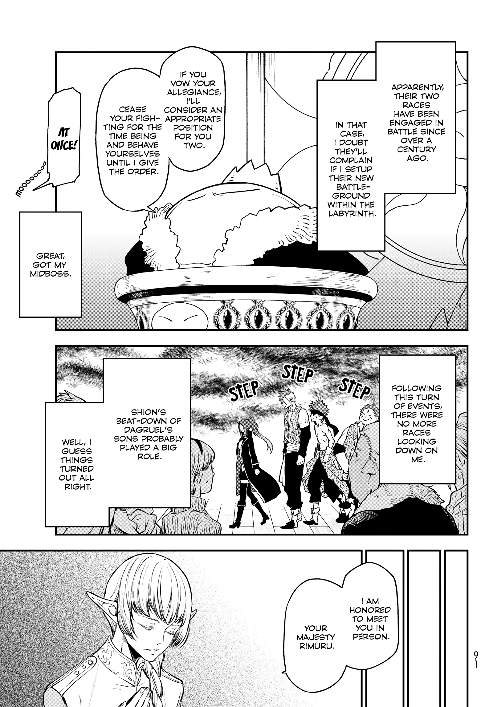 Tensei Shitara Slime Datta Ken - Chapter 106: Formal Audiences