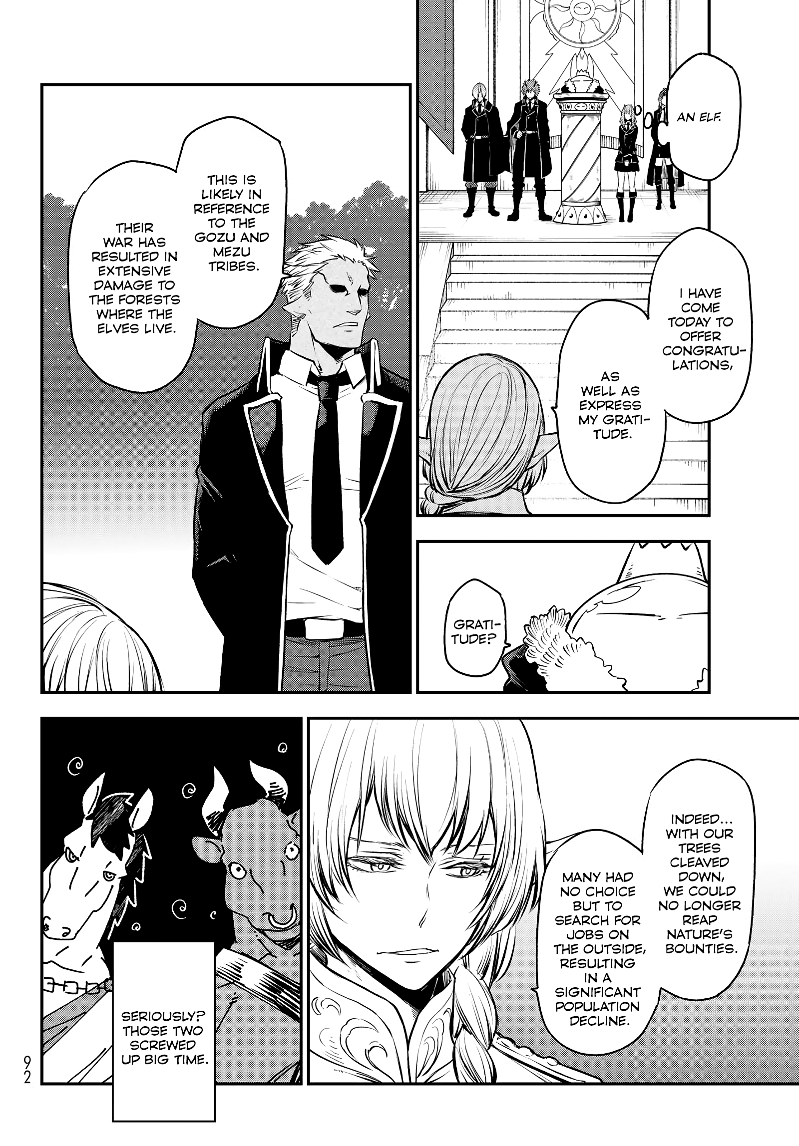 Tensei Shitara Slime Datta Ken - Chapter 106: Formal Audiences