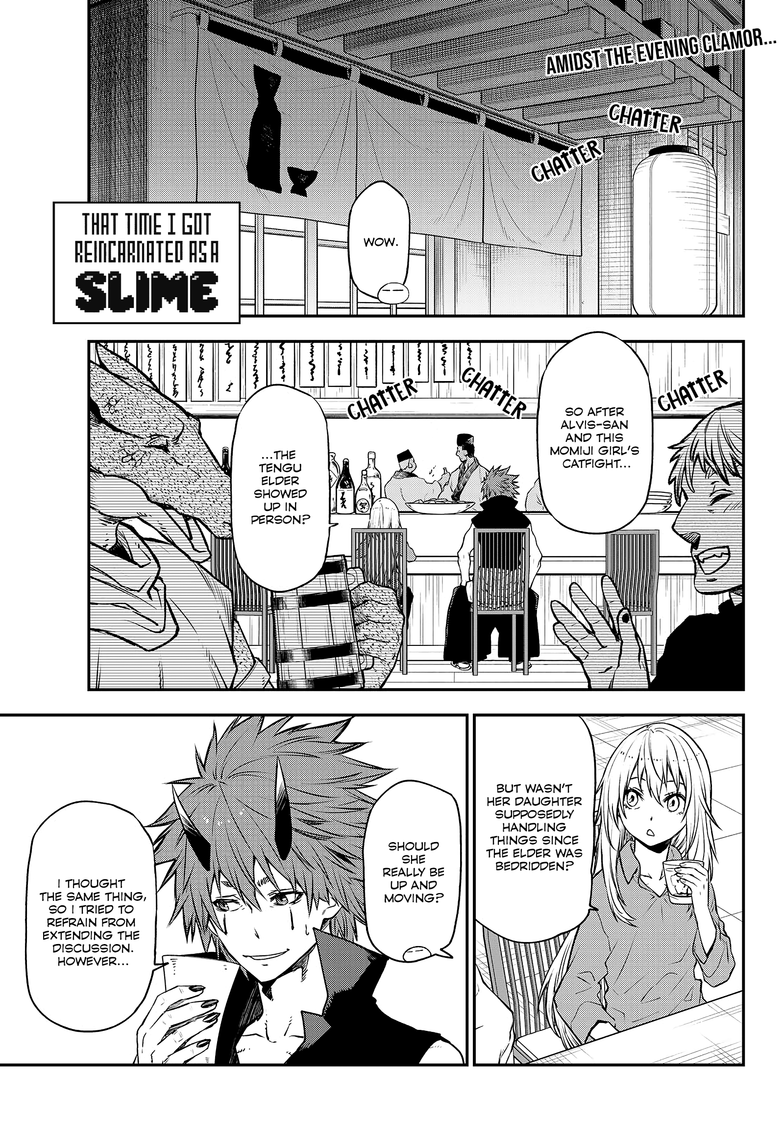 Tensei Shitara Slime Datta Ken - Chapter 105: The Tengu's Intimate Encounter