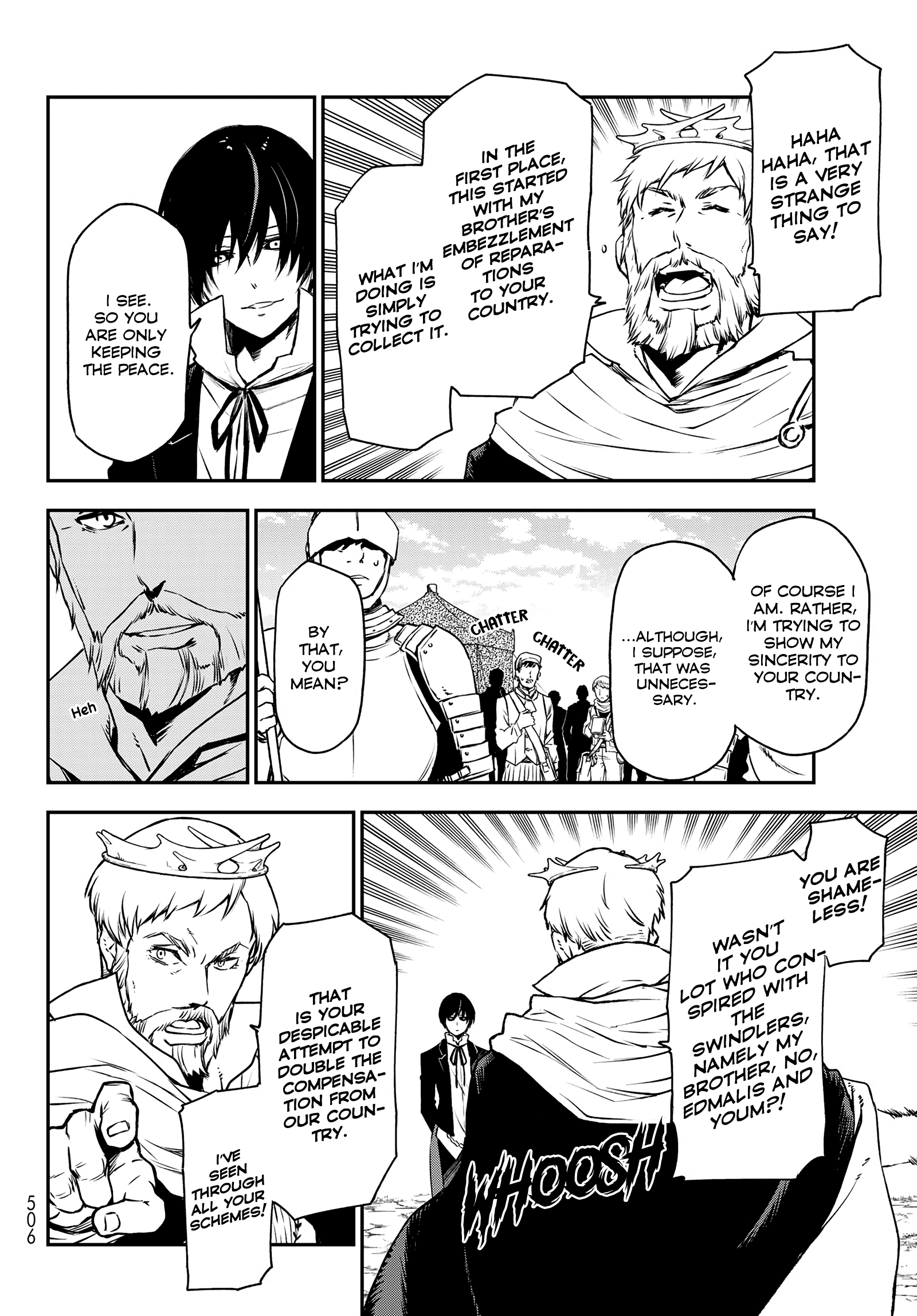 Tensei Shitara Slime Datta Ken - Chapter 94: The Old Demon's Smile