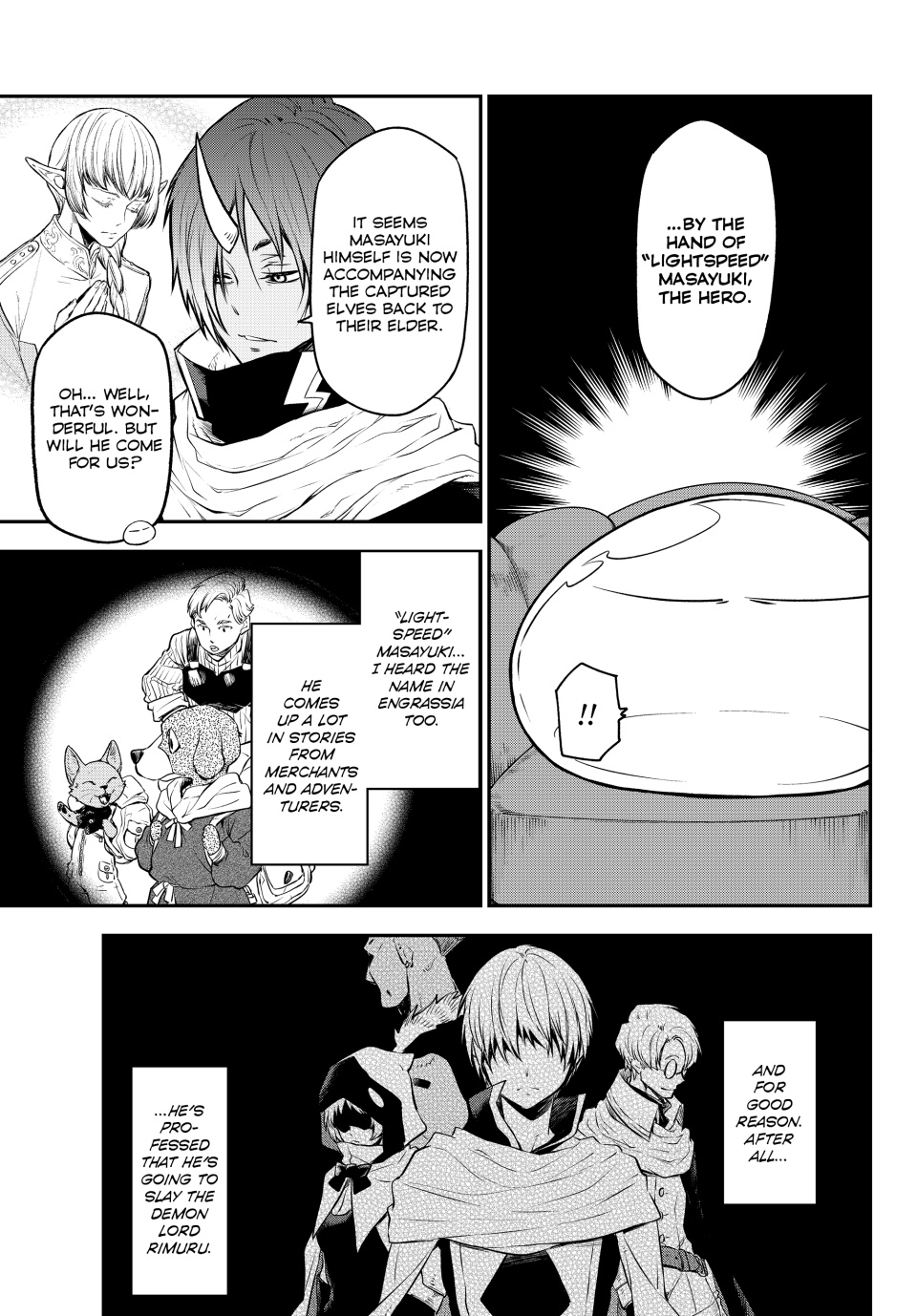 Tensei Shitara Slime Datta Ken - Chapter 107: The Lightspeed Hero