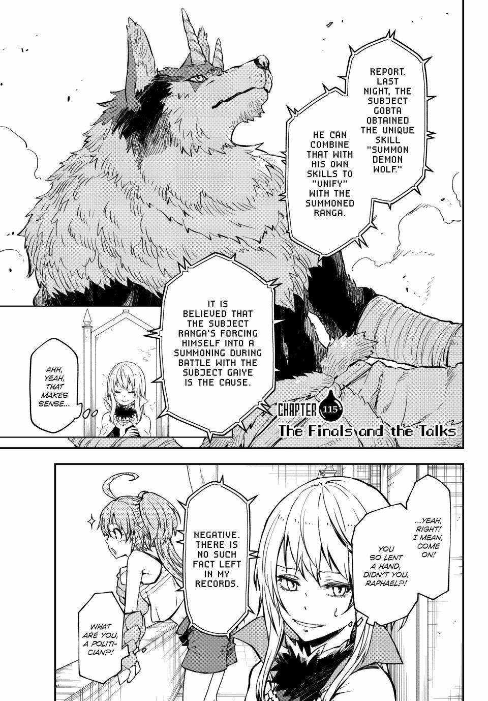 Tensei Shitara Slime Datta Ken - Chapter 115