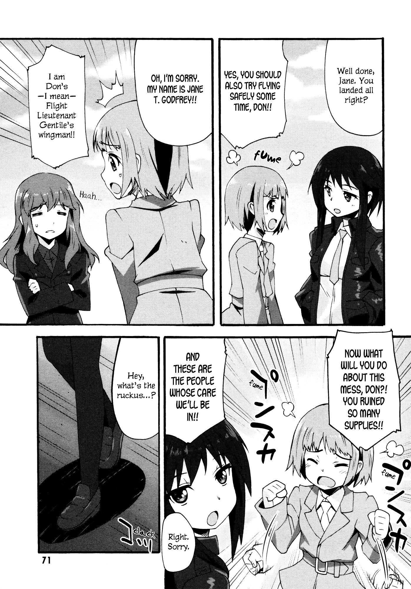 Strike Witches - Kurenai No Majotachi - Vol.1 Chapter 3 : Don (Middle Part)